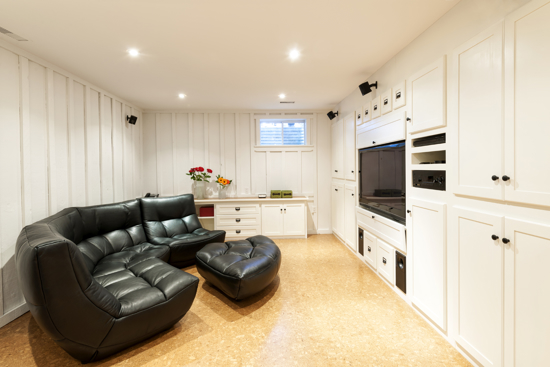 Basement in Home