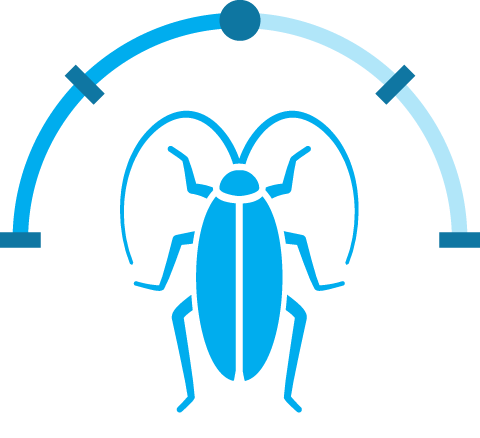 Blue Cockroach Half